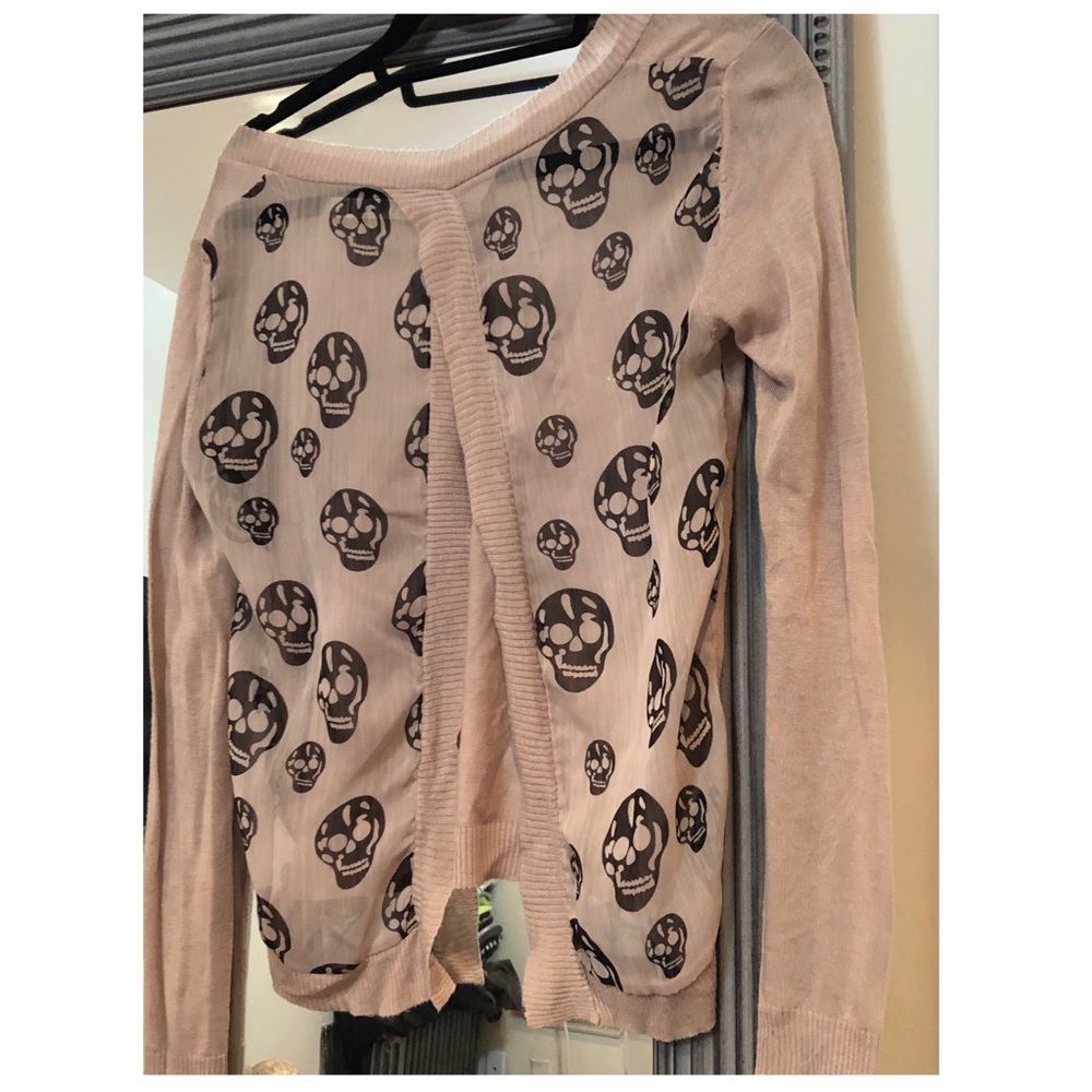 SKULL PRINTED long sleeve T-shirt